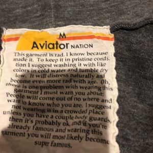 Aviator nation grey hoodie